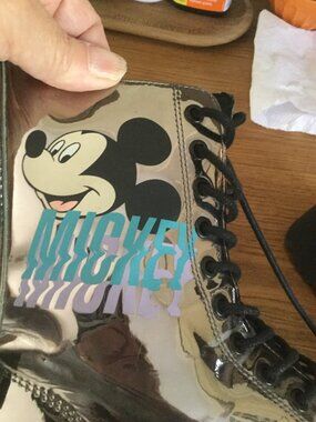 Zara- Disney 100th anniversary Collaboration size 36 gunmetal with Mickey